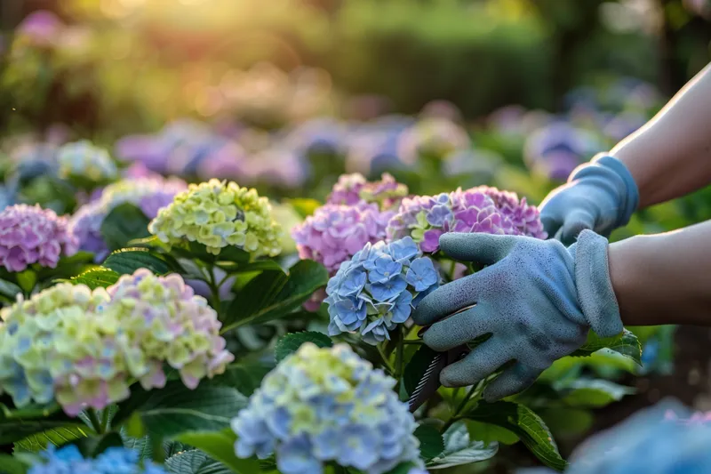 como podar hortensias