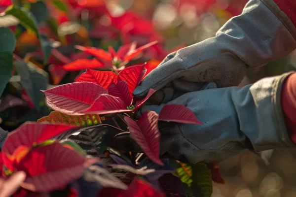 como podar la flor de pascua