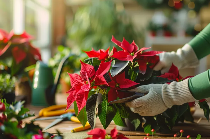 como podar la planta de navidad