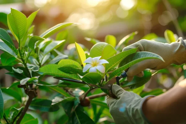 como podar plumeria