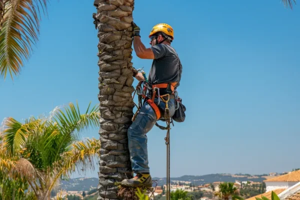 como podar una palmera