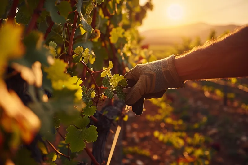 es bueno podar la vina con hoja